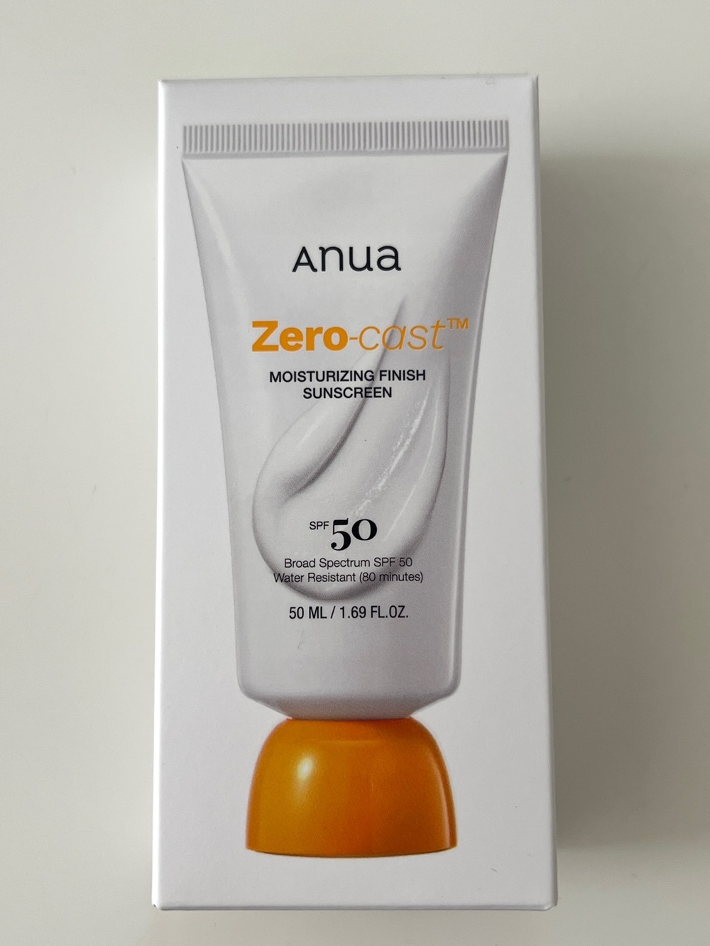 ANUA Zero-Cast Moisturizing Finish Sunscreen